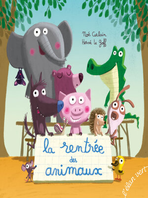 cover image of La rentrée des animaux